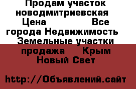 Продам участок новодмитриевская › Цена ­ 530 000 - Все города Недвижимость » Земельные участки продажа   . Крым,Новый Свет